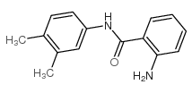 2-氨基-N-(3,4-二甲基苯基)苯胺结构式