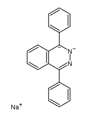 monosodium mono(1,4-diphenyl-1H-phthalazine-1,2-diide) Structure
