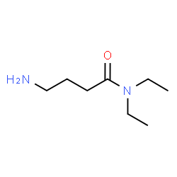 Butanamide, 4-amino-N,N-diethyl- Structure