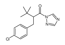 1-(4-氯苄基)-1-(1H-1,2,4-三唑-1-基)-频那酮结构式
