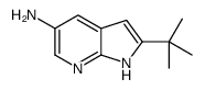 2-(2-Methyl-2-propanyl)-1H-pyrrolo[2,3-b]pyridin-5-amine Structure