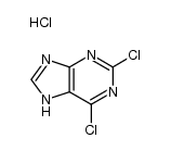 2,6-dichloropurine hydrochloride Structure