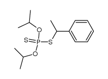 Dithiophosphorsaeure-O,O'-diisopropylester-S-(α-methyl-benzylester)结构式