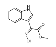 HYDROXYIMINO-(1H-INDOL-3-YL)-ACETIC ACID METHYL ESTER结构式