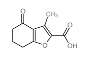 3-甲基-4-氧代-4,5,6,7-四氢-苯并呋喃-2-羧酸结构式