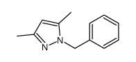 1-BENZYL-3,5-DIMETHYL-1H-PYRAZOLE结构式