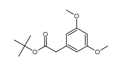 tert-butyl 2-(3,5-dimethoxyphenyl)acetate结构式