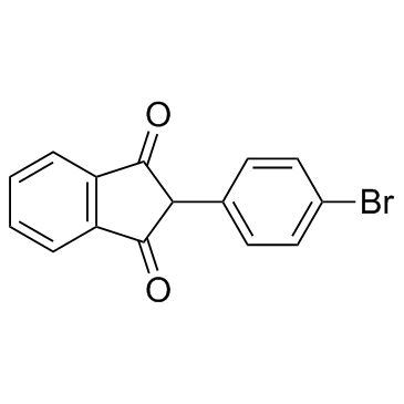 溴茚二酮结构式