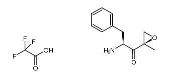 (S)-2-amino-1-((R)-2-methyloxiran-2-yl)-3-phenylpropan-1-one 2,2,2-trifluoroacetate结构式