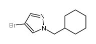 4-溴-1-(环己基甲基)吡唑结构式