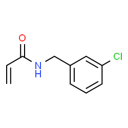 2-PROPENAMIDE, N-[(3-CHLOROPHENYL)METHYL]-结构式