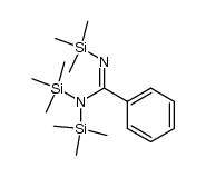 N,N,N'-tris(trimethylsilyl)benzamidine结构式