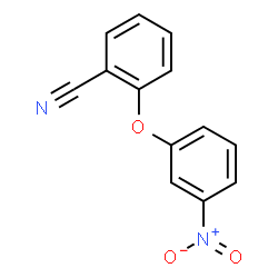 2-(3-nitrophenoxy)benzenecarbonitrile结构式