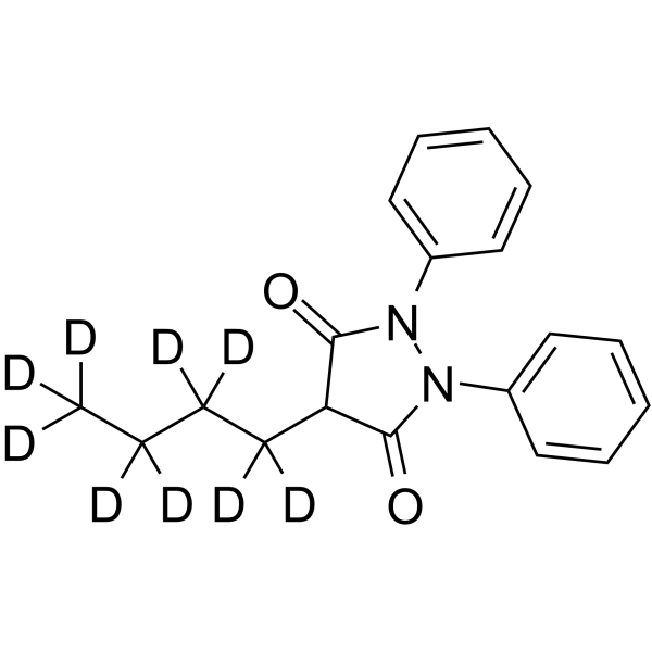 Phenylbutazone-d9 Structure