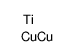 copper,titanium(4:1) Structure