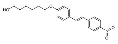 6-[4-[2-(4-nitrophenyl)ethenyl]phenoxy]hexan-1-ol Structure