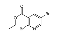 Ethyl 2,5-dibromonicotinate Structure