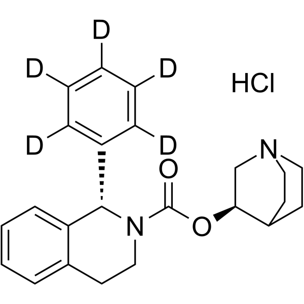 (1R,3S-)Solifenacin-d5 hydrochloride Structure