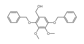 3,4-dimethoxy-2,5-bis(benzyloxy)benzyl alcohol结构式