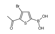 5-Acetyl-4-bromothiophen-2-boronic acid Structure