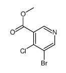 5-溴-4-氯烟酸甲酯结构式