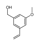 (3-甲氧基-5-乙烯基苯基)甲醇结构式