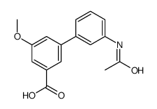 3-(3-acetamidophenyl)-5-methoxybenzoic acid Structure