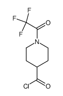 N-(trifluoroacetyl)isonipecotyl chloride Structure
