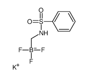 Potassium phenylsulfonamidomethyltrifluoroborate结构式