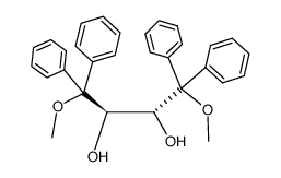 (2R,3R)-1,4-dimethoxy-1,1,4,4-tetraphenyl-2,3-butandiol Structure