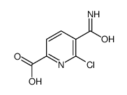 5-氨基甲酰-6-氯吡啶甲酸结构式