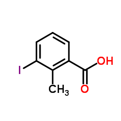3-碘-2-甲基苯甲酸结构式