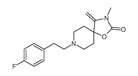 8-[2-(4-fluorophenyl)ethyl]-3-methyl-4-methylidene-1-oxa-3,8-diazaspiro[4.5]decan-2-one Structure