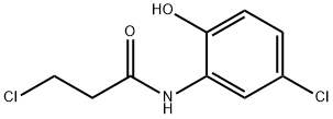 3-Chloro-N-(5-chloro-2-hydroxyphenyl)propanamide Structure