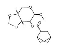 (2R)-(3aR,6R,7S,7aR)-6-methoxytetrahydro-3aH-[1,3]dioxolo[4,5-c]pyran-7-yl bicyclo[2.2.1]hept-5-ene-2-carboxylate结构式