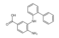 4-amino-3-(2-phenylanilino)benzoic acid Structure