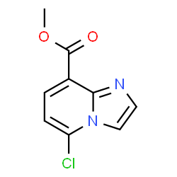 5-氯咪唑并[1,2-a]吡啶-8-羧酸甲酯结构式
