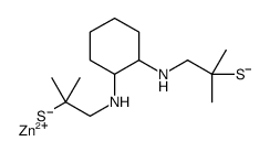 3,3'-(1,2-cyclohexanediyldinitrilo)-bis(2-methylpropane-2-thiolato)zinc II结构式