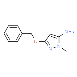 5-氨基-3-(苄氧基)-1-甲基-1H-吡唑结构式