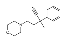 2-Methyl-2-phenyl-4-morpholinobutanenitrile Structure