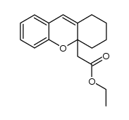 ethyl 2-(2,3,4,4a-tetrahydro-1H-xanthen-4a-yl)acetate结构式