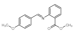 para-anisaldehyde/methyl anthranilate schiff's base Structure