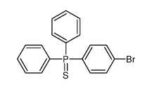 (4-bromophenyl)-diphenyl-sulfanylidene-λ5-phosphane结构式