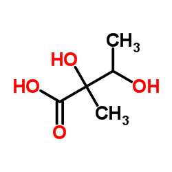 2,3-Dihydroxy-2-methylbutanoic acid结构式