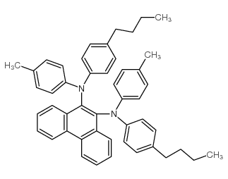 N,N-二-对甲苯-N,N-双-(4-丁基苯基)-菲-9,10-二胺结构式