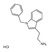2-(1-苄基-1H-吲哚-3-基)乙胺盐酸盐结构式