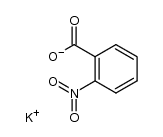 potassium ortho-nitrobenzoate Structure