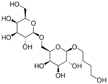 .beta.-D-Galactopyranoside, 4-hydroxybutyl 6-O-.beta.-D-galactopyranosyl- Structure