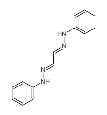 Ethanedial,1,2-bis(2-phenylhydrazone) Structure