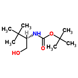 N-BOC-L-叔亮氨醇结构式